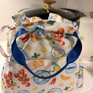 Fit & Fresh Colorful Food Storage Bag
